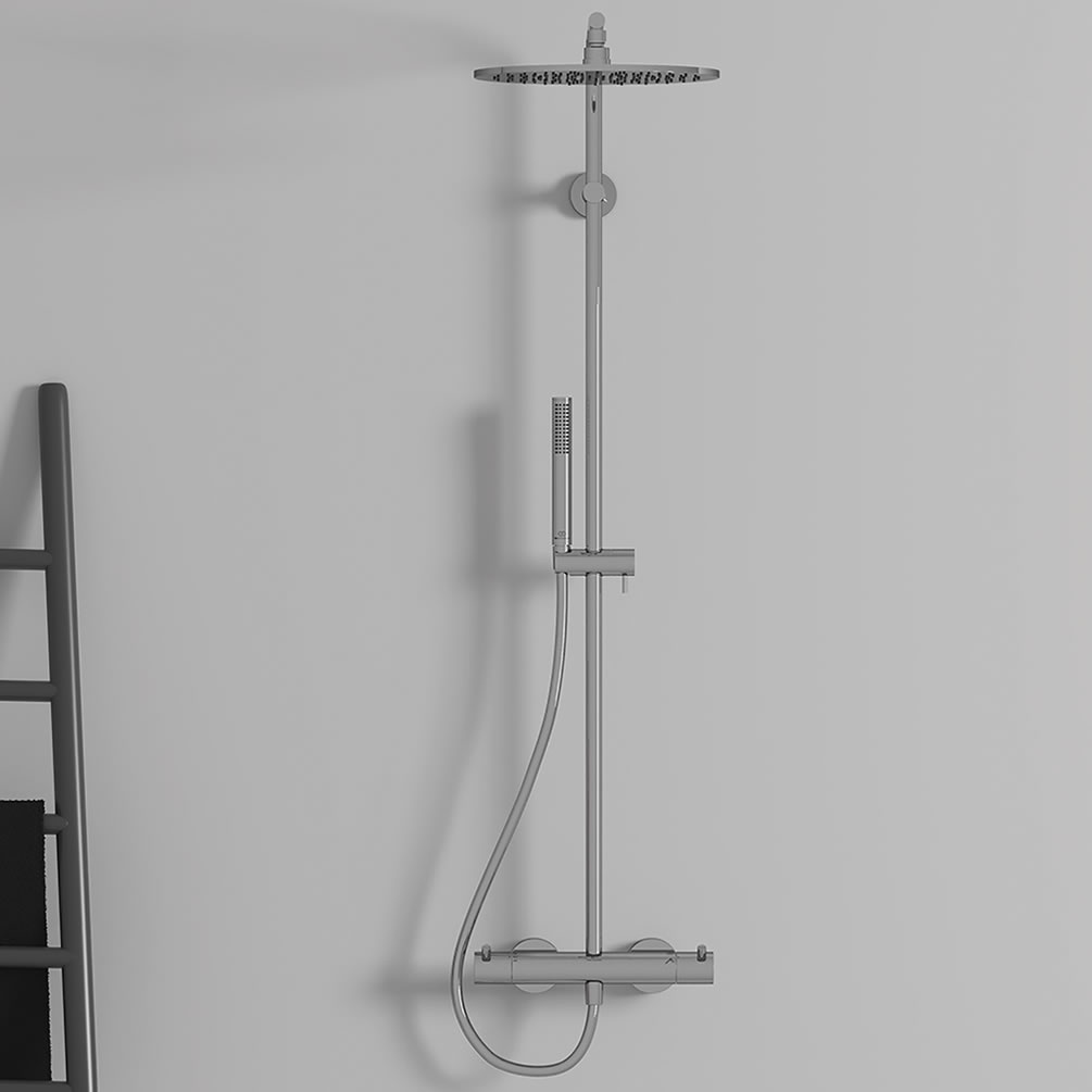 Lifestyle image of Ideal Standard Ceratherm T125 Exposed Thermostatic Shower Column